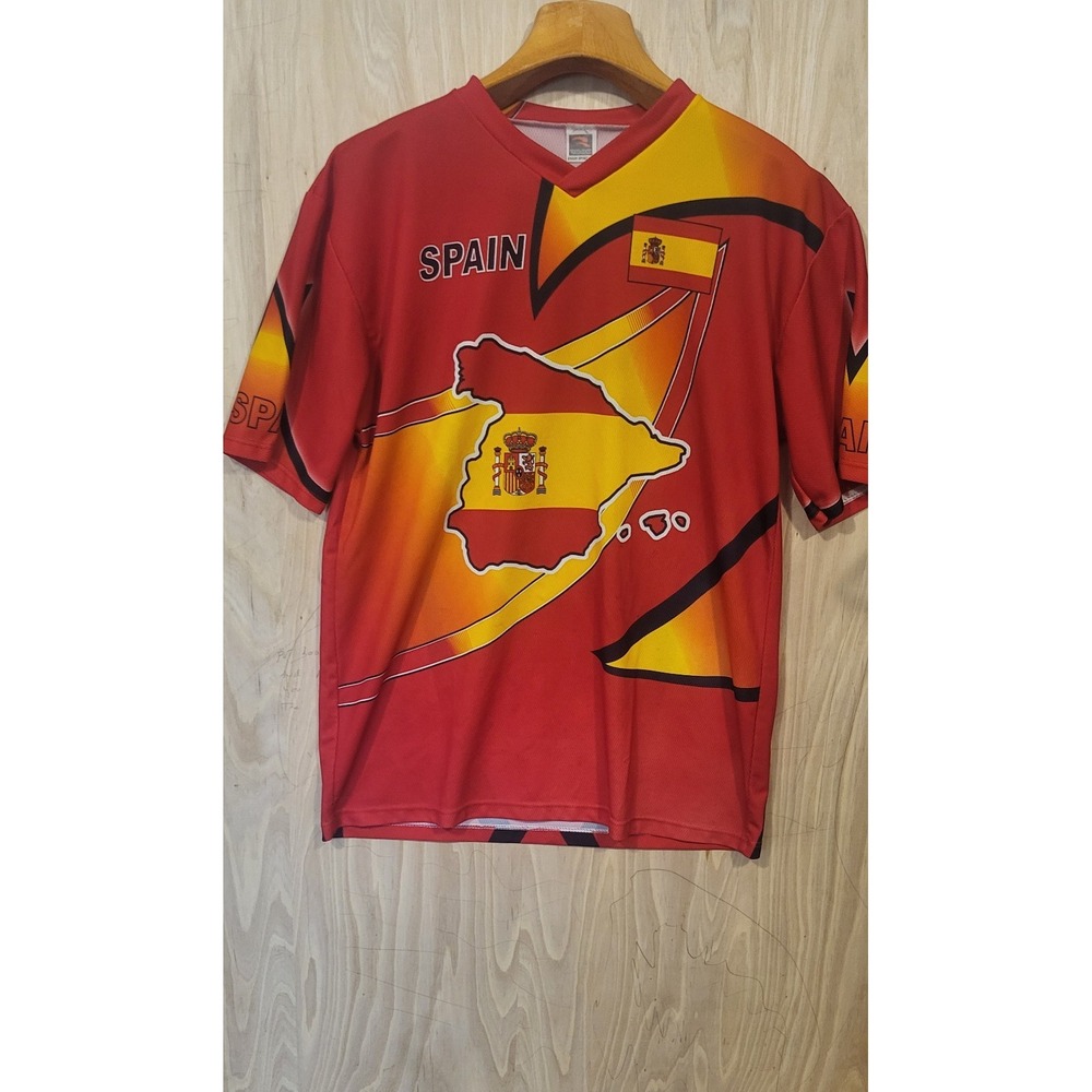 Spain‎ Football Jersey Size xl In Good Condition, No Size Tag. Sportswear.